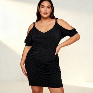 Bold Elements hardware dress black. Large